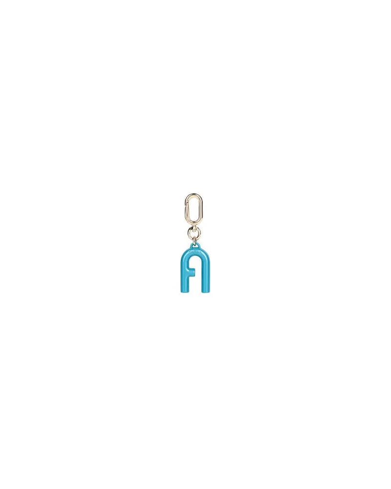 Furla 1927 SMALL ARCH CHARM  - Kleinlederwaren - Schlüsselanhängerauf YOOX.COM Blaugrau
