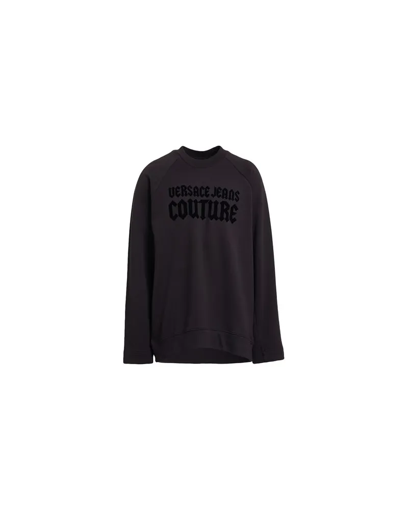 Versace Jeans TOPS - Sweatshirtsauf YOOX.COM Schwarz