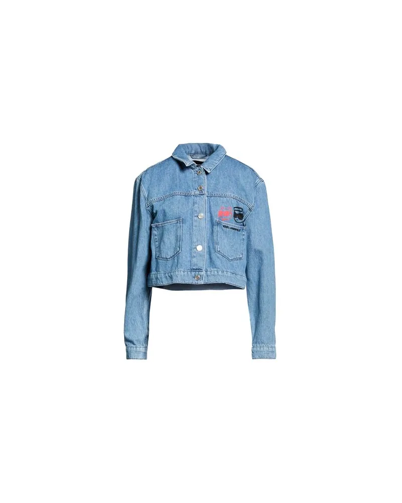 Karl Lagerfeld JACKEN & MÄNTEL - Jeansjacken/Mäntelauf YOOX.COM Blau