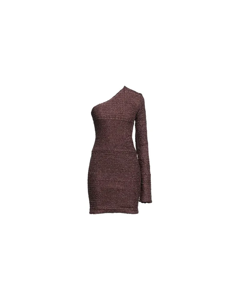 Nanushka KLEIDER - Mini-Kleiderauf YOOX.COM Dunkelbraun