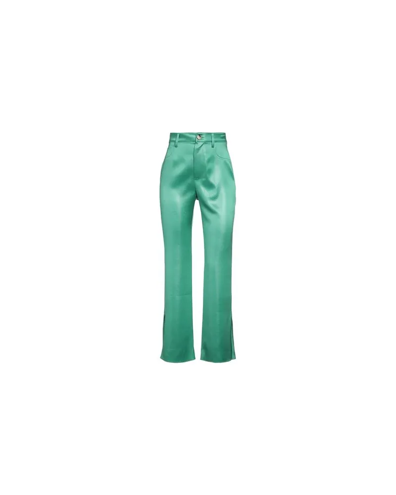 Nanushka HOSEN & RÖCKE - Hosenauf YOOX.COM Smaragdgrün