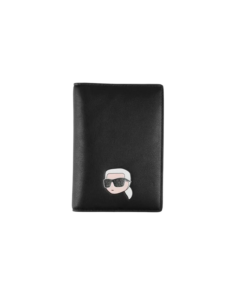 Karl Lagerfeld Kleinlederwaren - Brieftaschenauf YOOX.COM Schwarz