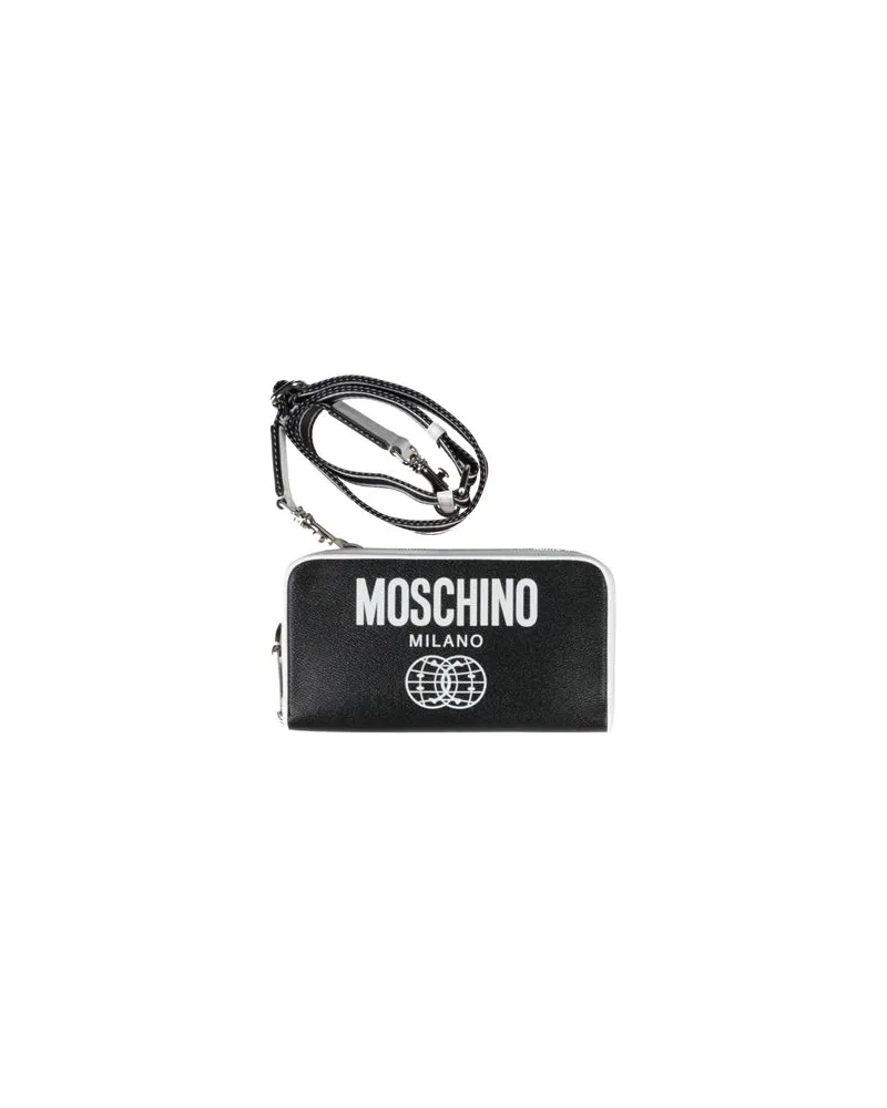 Moschino Kleinlederwaren - Brieftaschenauf YOOX.COM Schwarz