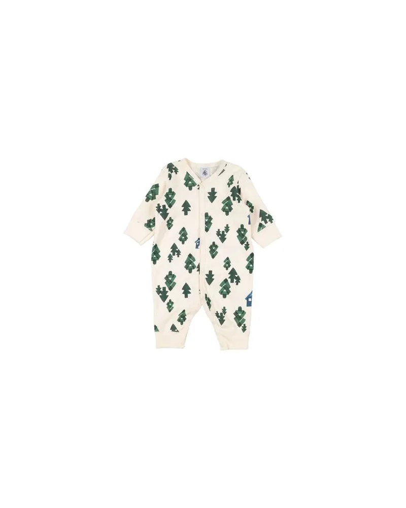 Petit Bateau NEUGEBORENE - Babystrampler & -Latzhoseauf YOOX.COM Cremeweiß