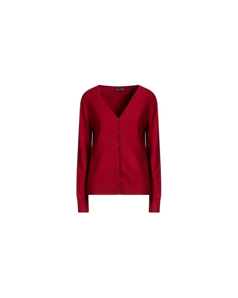 Alviero Martini STRICKWAREN - Strickjackenauf YOOX.COM Ziegelrot