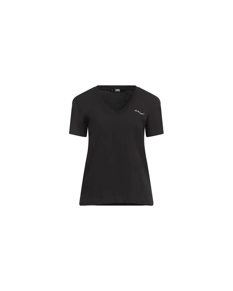 Karl Lagerfeld TOPS - T-shirtsauf YOOX.COM Schwarz
