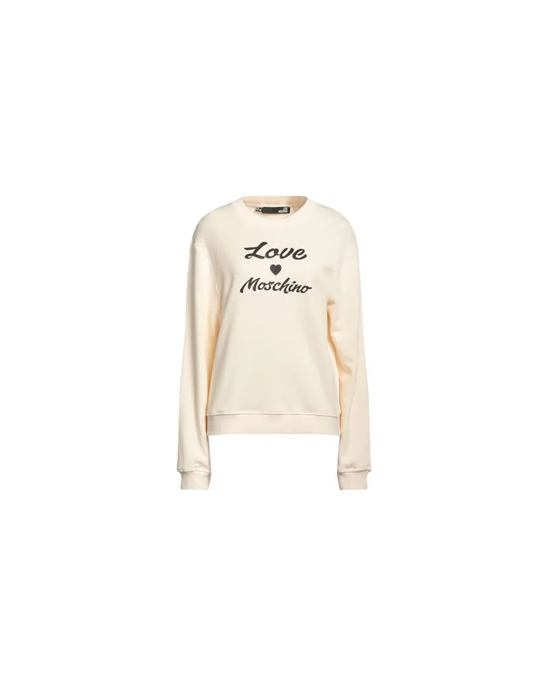 Moschino TOPS - Sweatshirtsauf YOOX.COM Cremeweiß
