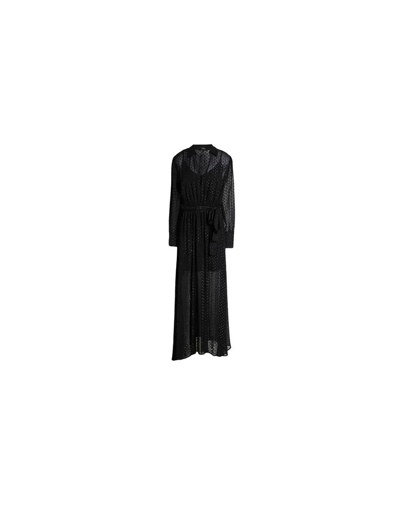 Actitude by Twinset KLEIDER - Maxi-Kleiderauf YOOX.COM Schwarz