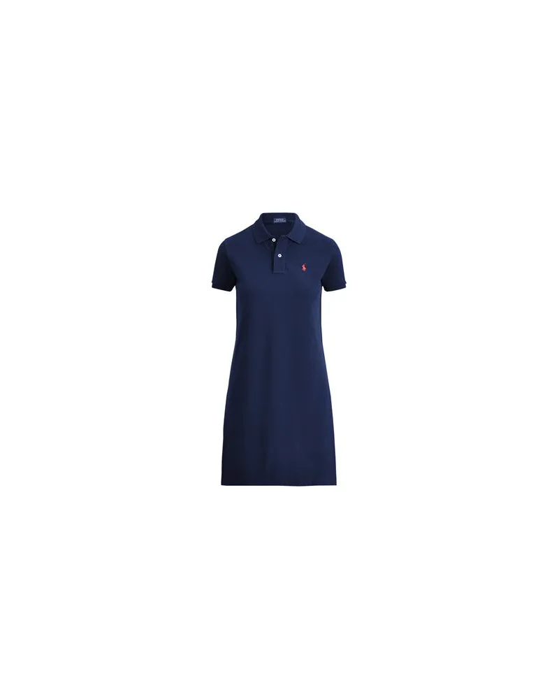 Ralph Lauren COTTON MESH POLO DRESS  - KLEIDER - Mini-Kleiderauf YOOX.COM Nachtblau