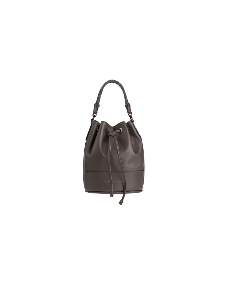 Brunello Cucinelli TASCHEN - Handtaschenauf YOOX.COM Dunkelbraun