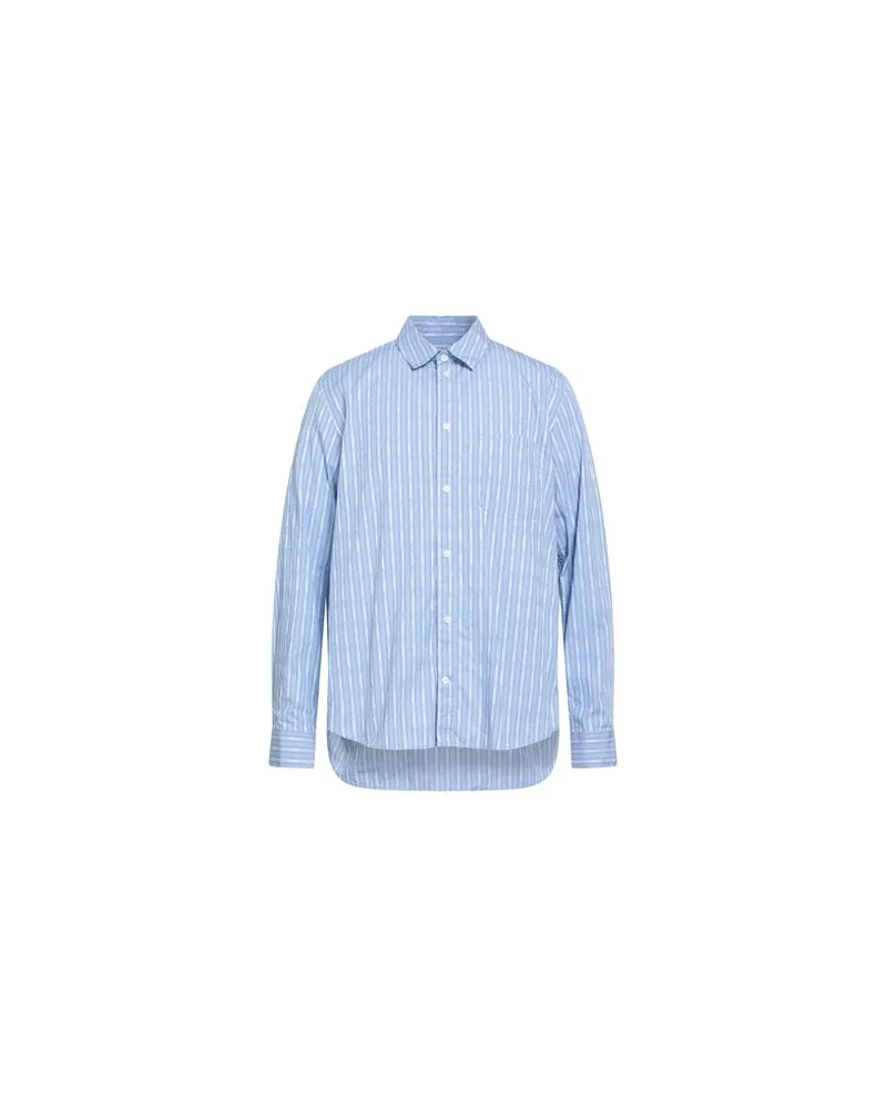 Wood Wood TOPS - Hemdenauf YOOX.COM Himmelblau
