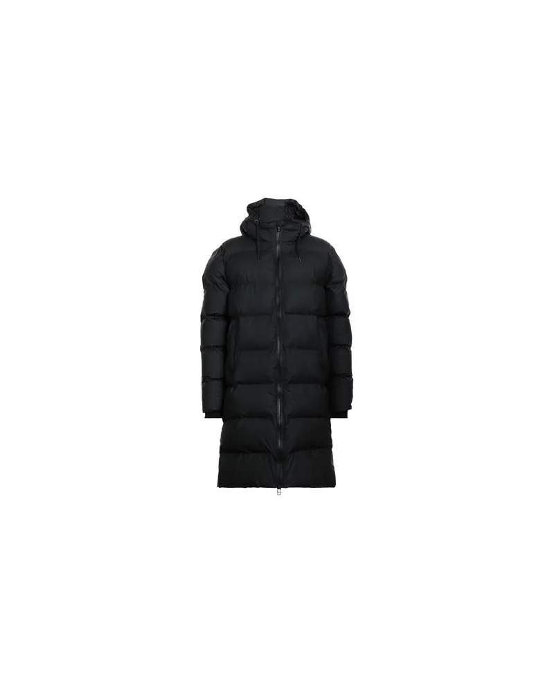 RAINS JACKEN & MÄNTEL - Pufferjacken & Daunenjackenauf YOOX.COM Schwarz