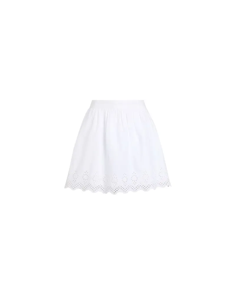 only 15313168	Bright White	ONLLOU EMB FLOWY SKIRT PTM  - HOSEN & RÖCKE - Miniröckeauf YOOX.COM Weiß