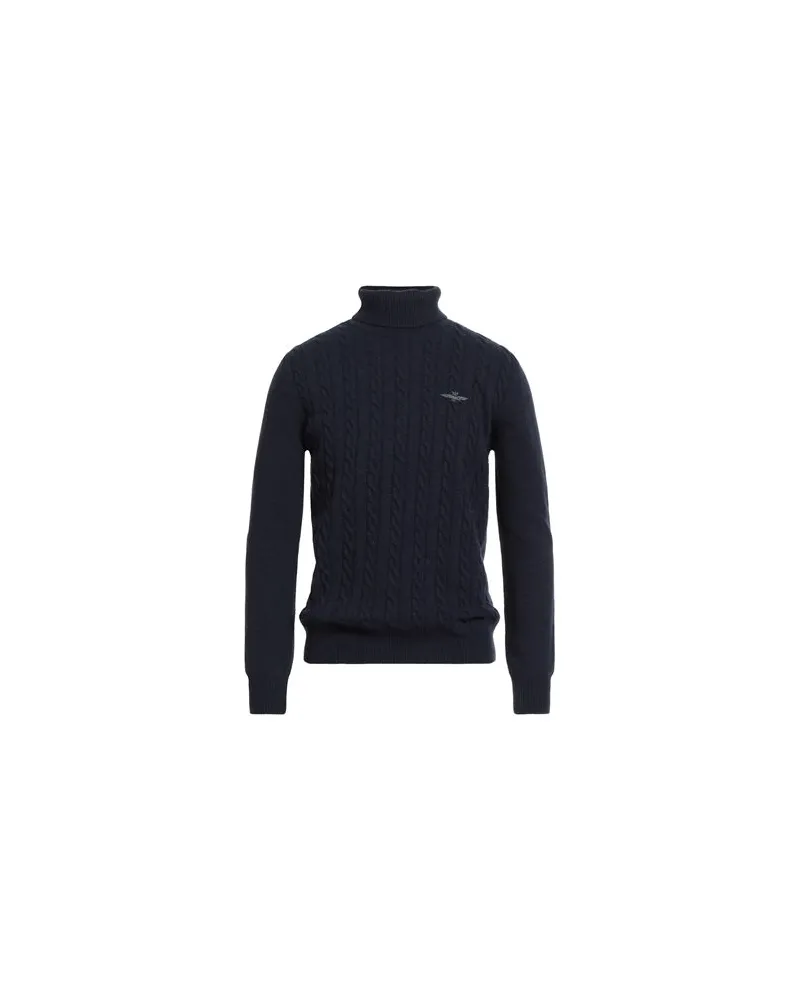 Aeronautica Militare STRICKWAREN - Rollkragenpulloverauf YOOX.COM Marineblau
