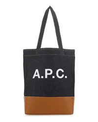 A.P.C. Schultertasche Marineblau