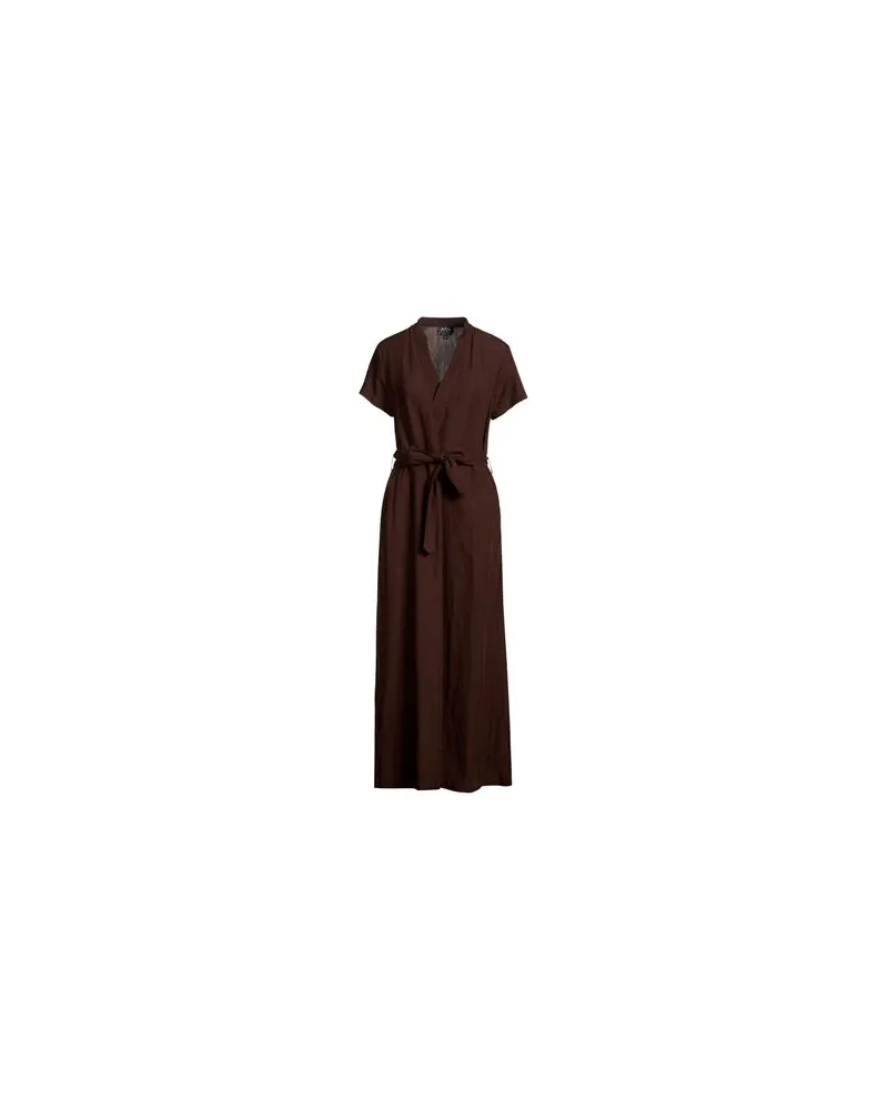 A.P.C. KLEIDER - Maxi-Kleiderauf YOOX.COM Dunkelbraun