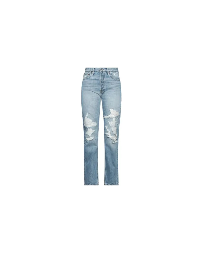 RE/DONE HOSEN & RÖCKE - Jeanshosenauf YOOX.COM Blau