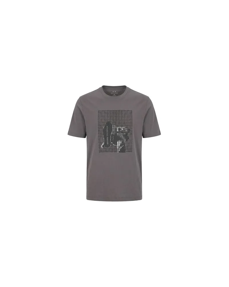 Armani Exchange TOPS - T-shirtsauf YOOX.COM Braungrau