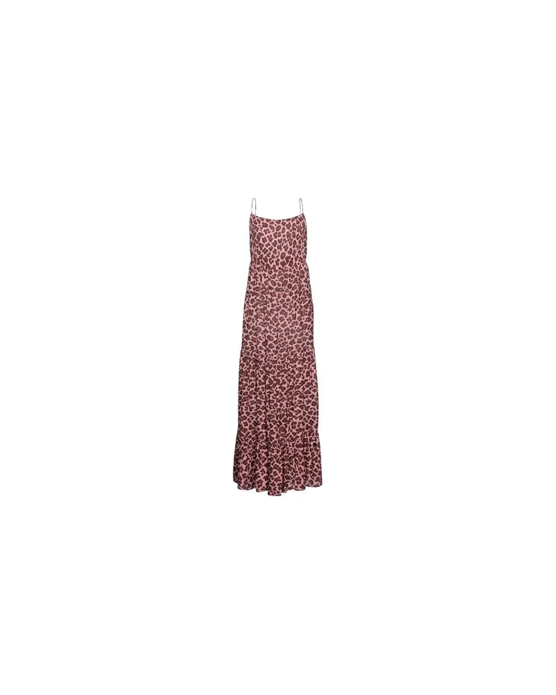 SOLOTRE KLEIDER - Maxi-Kleiderauf YOOX.COM Rosa