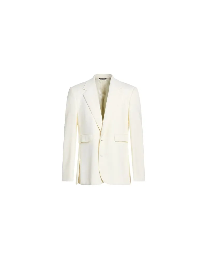 Dolce & Gabbana ANZÜGE und CO-ORDS - Blazersauf YOOX.COM Cremeweiß