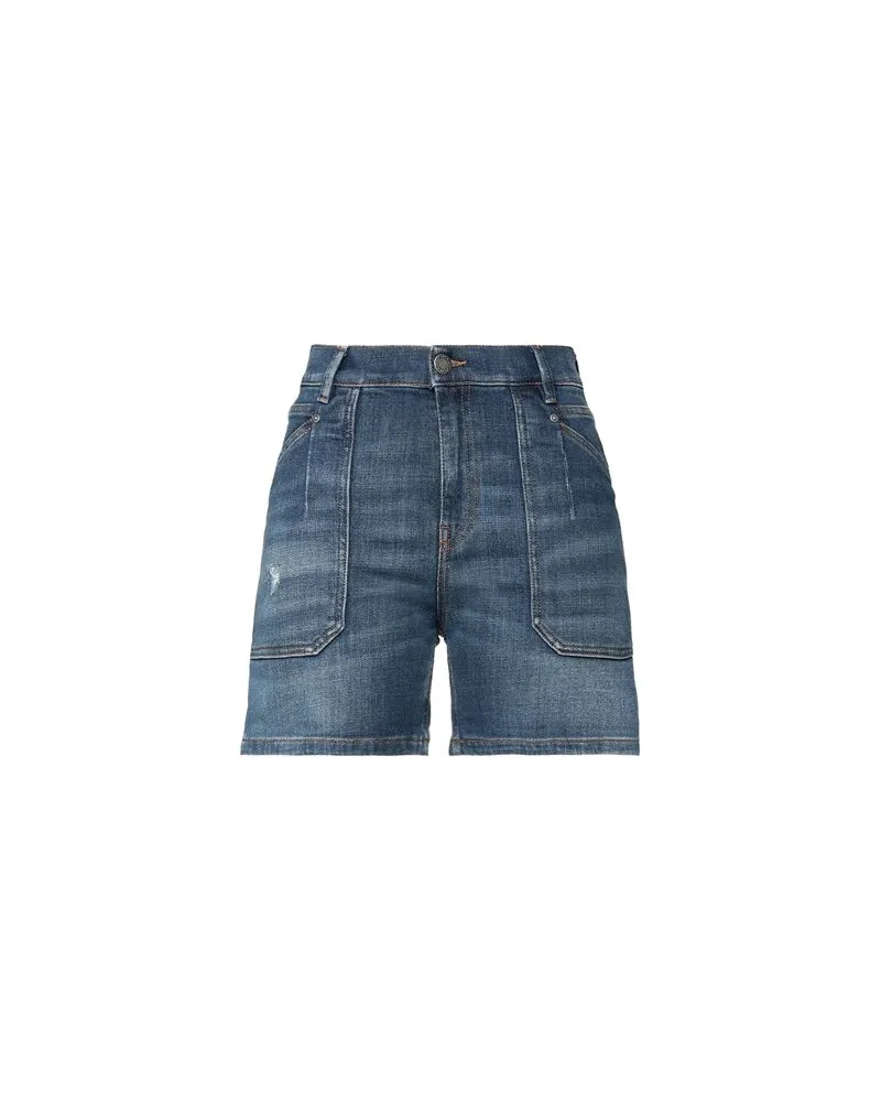 Pinko HOSEN & RÖCKE - Jeansshortsauf YOOX.COM Blau