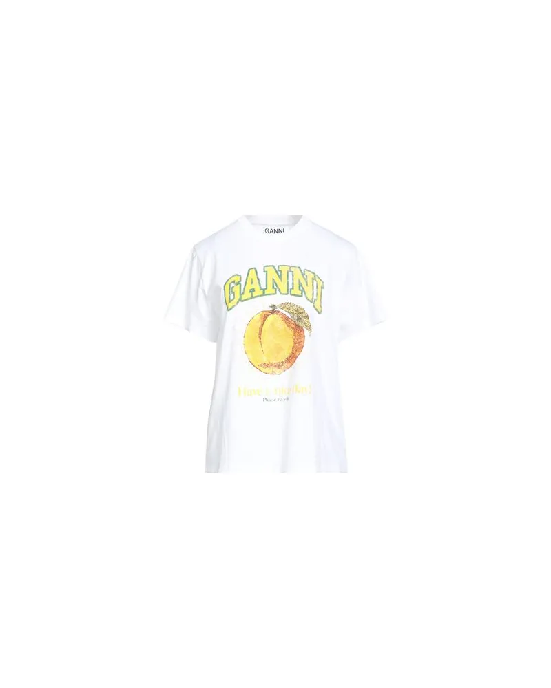 Ganni TOPS - T-shirtsauf YOOX.COM Weiß