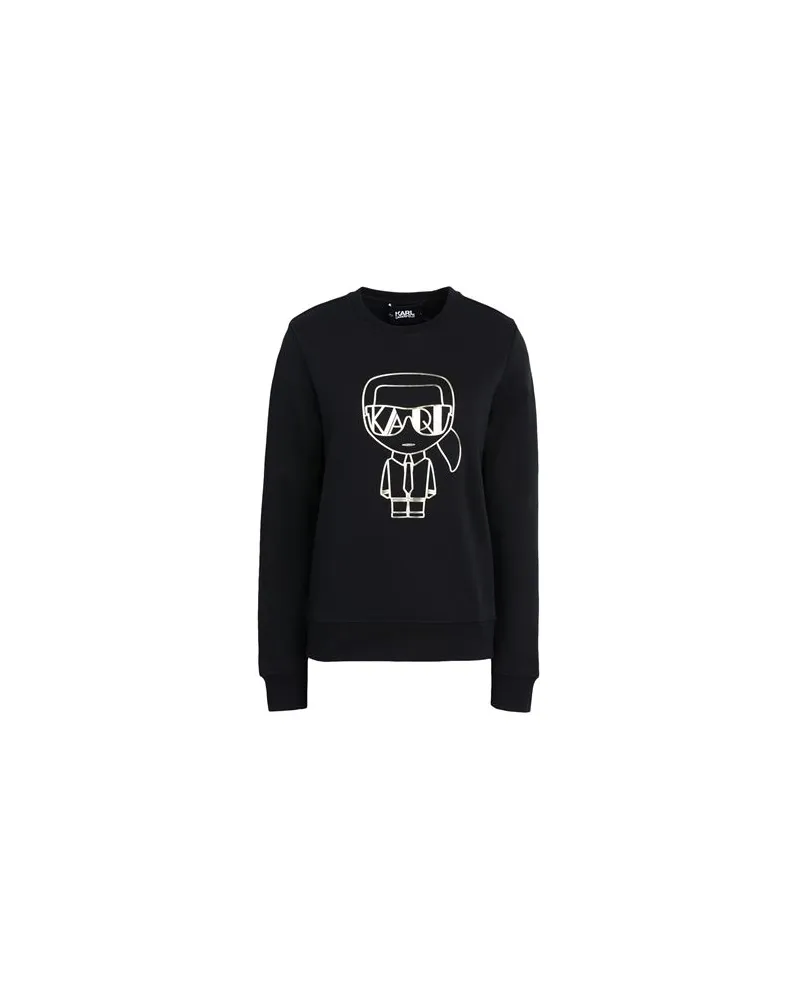 Karl Lagerfeld Ikonik Art Deco Sweat	 - TOPS - Sweatshirtsauf YOOX.COM Schwarz