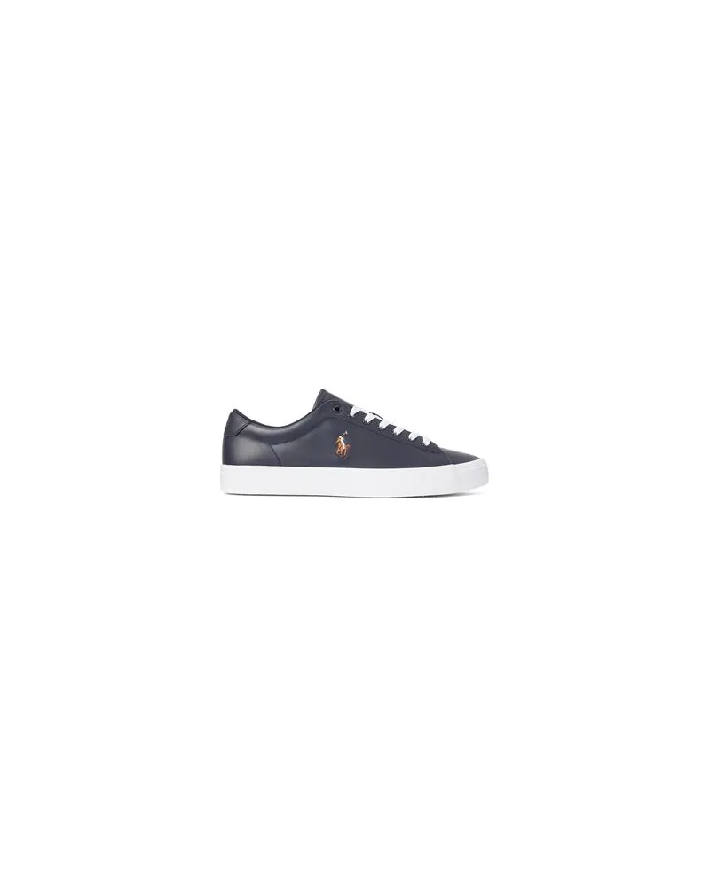 Ralph Lauren LONGWOOD LEATHER SNEAKER  - SCHUHE - Sneakersauf YOOX.COM Nachtblau