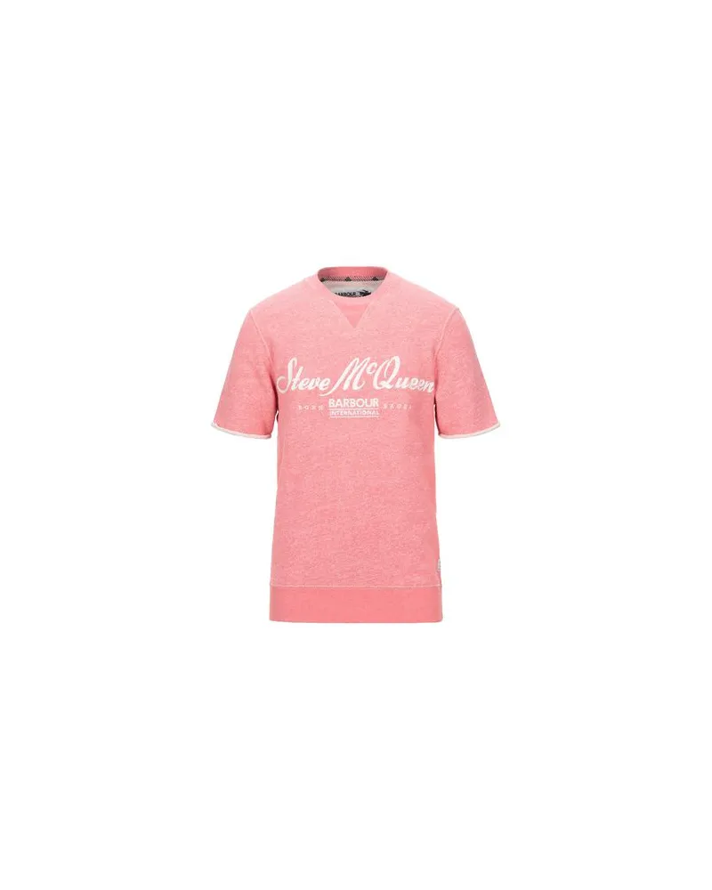 Barbour THE STEVE MCQUEEN COLLECTION - TOPS - Sweatshirtsauf YOOX.COM Koralle