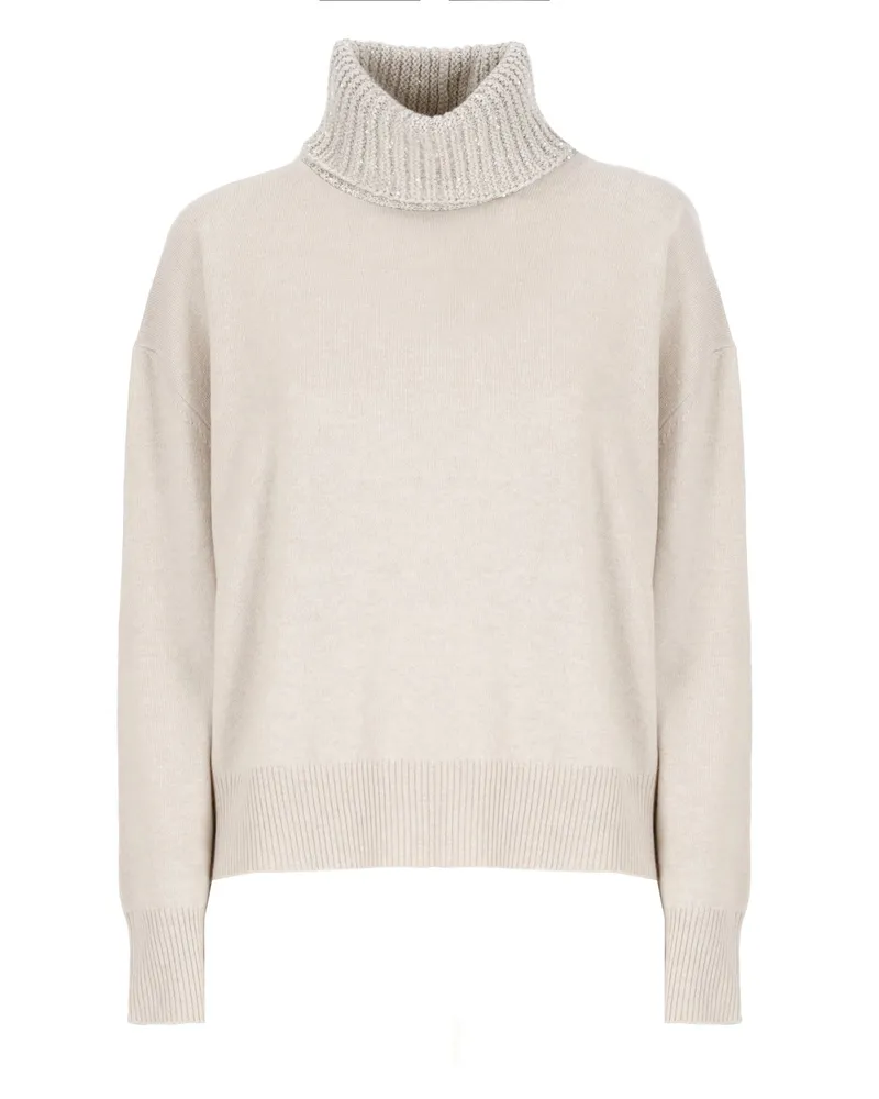 Fabiana Filippi Rollkragenpullover Beige