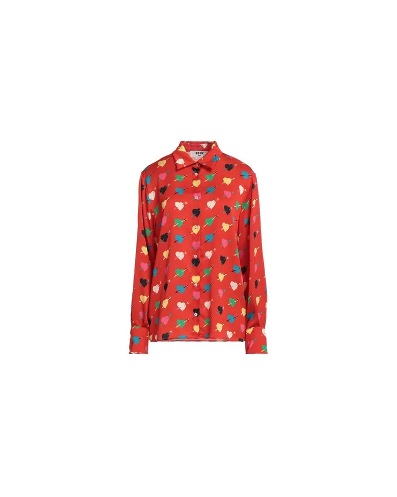 MSGM TOPS - Hemdenauf YOOX.COM Tomatenrot