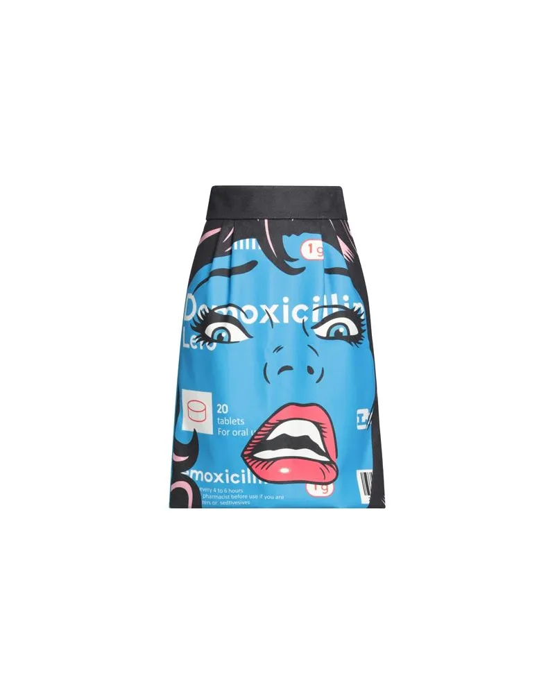 Moschino HOSEN & RÖCKE - Midi-Röckeauf YOOX.COM Azurblau
