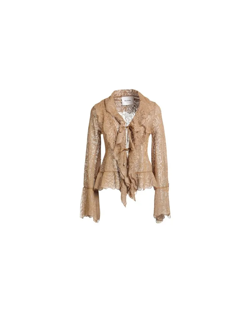 Blumarine STRICKWAREN - Strickjackenauf YOOX.COM Sand