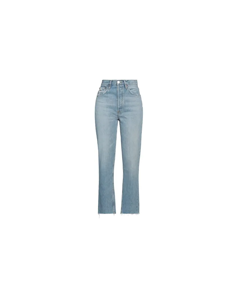 RE/DONE HOSEN & RÖCKE - Jeanshosenauf YOOX.COM Blau
