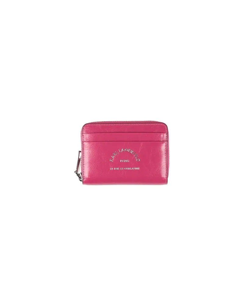 Karl Lagerfeld Kleinlederwaren - Brieftaschenauf YOOX.COM Fuchsia