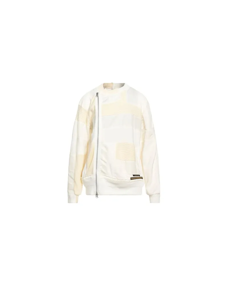 Sacai STRICKWAREN - Strickjackenauf YOOX.COM Elfenbein