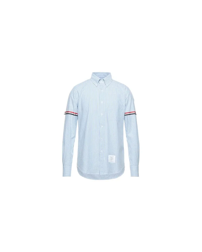 Thom Browne TOPS - Hemdenauf YOOX.COM Himmelblau