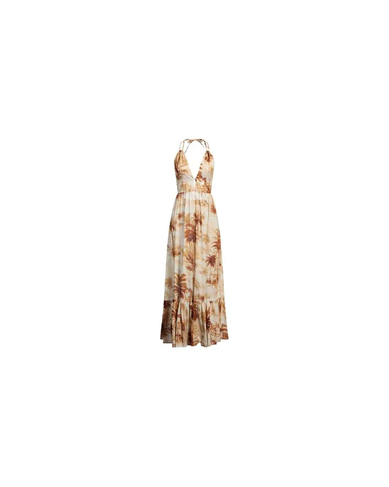 VICOLO KLEIDER - Maxi-Kleiderauf YOOX.COM Beige