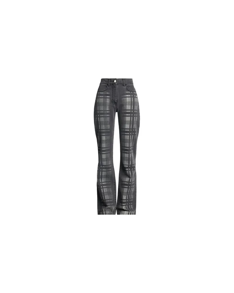 Alberta Ferretti HOSEN & RÖCKE - Jeanshosenauf YOOX.COM Braungrau