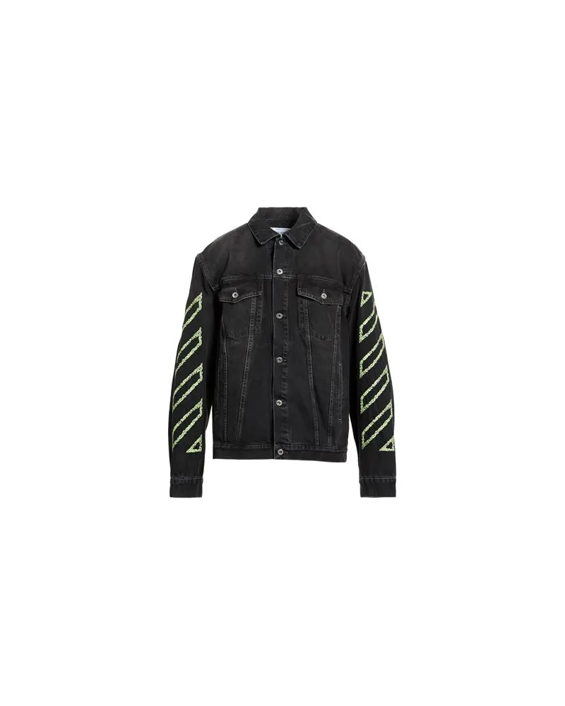 OFF-WHITE JACKEN & MÄNTEL - Jeansjacken/Mäntelauf YOOX.COM Schwarz