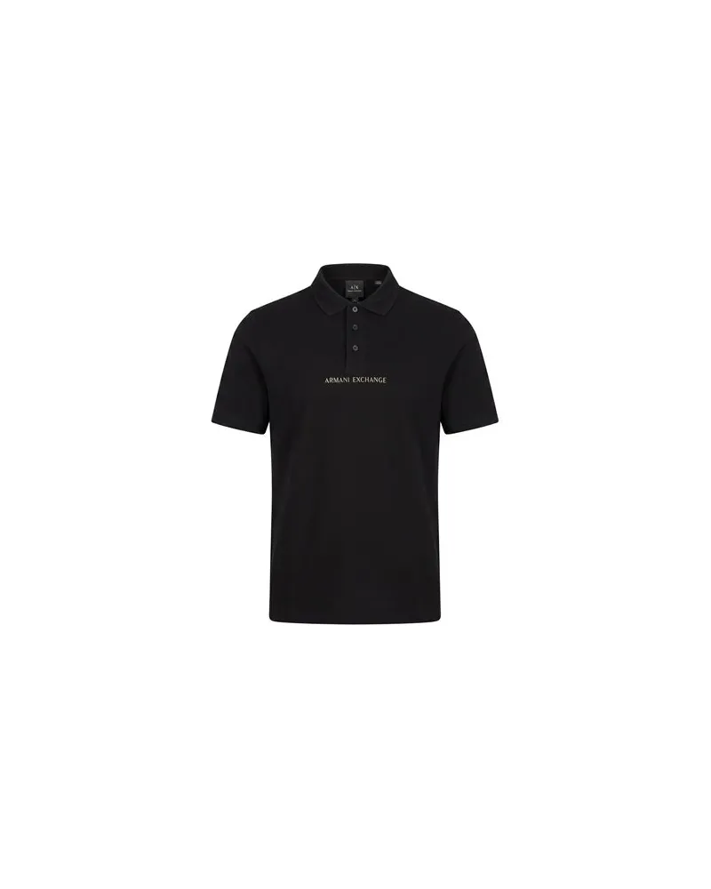 Armani Exchange TOPS - Poloshirtsauf YOOX.COM Schwarz