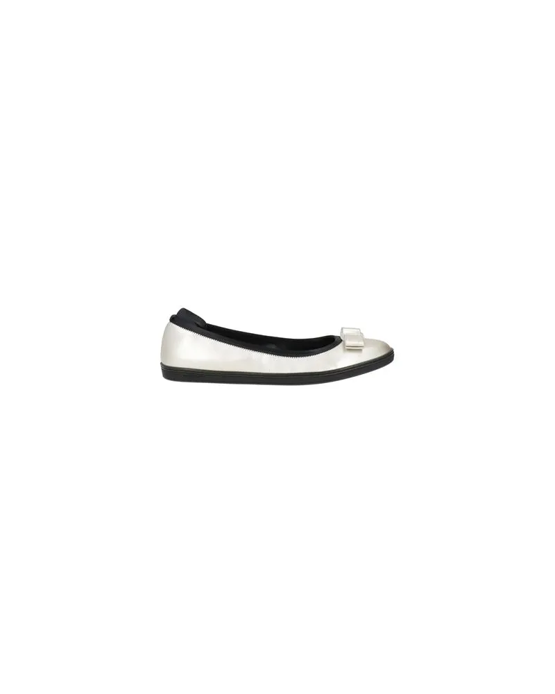 Ferragamo SCHUHE - Ballerinasauf YOOX.COM Silber