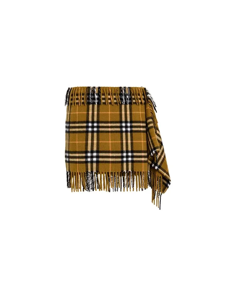 Burberry HOSEN & RÖCKE - Miniröckeauf YOOX.COM Militärgrün