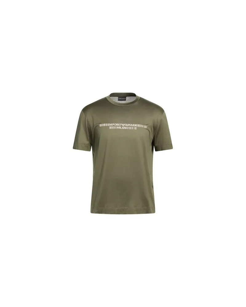 Emporio Armani TOPS - T-shirtsauf YOOX.COM Militärgrün