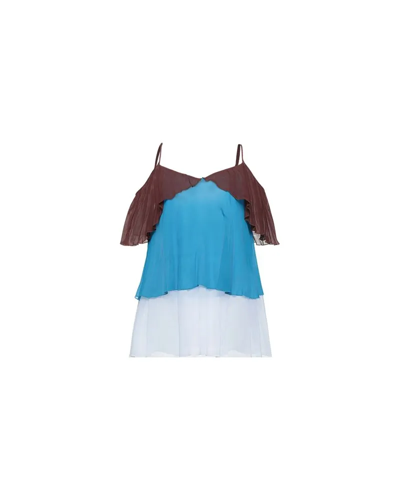 Twin-Set TOPS - Topsauf YOOX.COM Azurblau