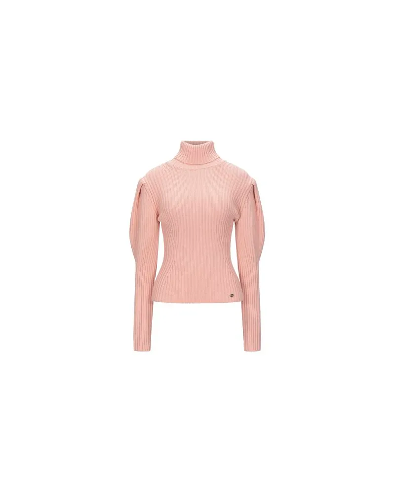 Elisabetta Franchi STRICKWAREN - Rollkragenpulloverauf YOOX.COM Lachs