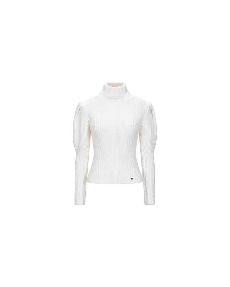 Elisabetta Franchi STRICKWAREN - Rollkragenpulloverauf YOOX.COM Weiß
