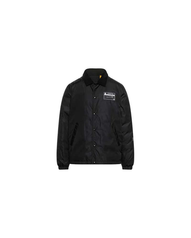 Moncler JACKEN & MÄNTEL - Pufferjacken & Daunenjackenauf YOOX.COM Schwarz