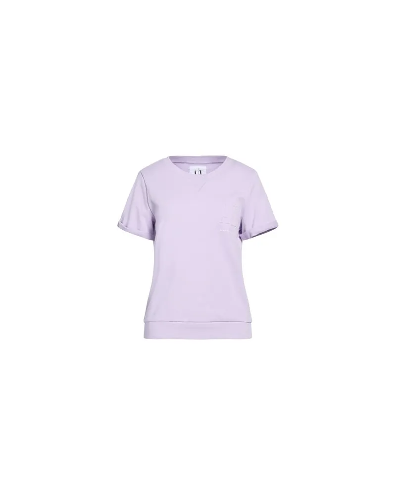 Armani Exchange TOPS - Sweatshirtsauf YOOX.COM Lila