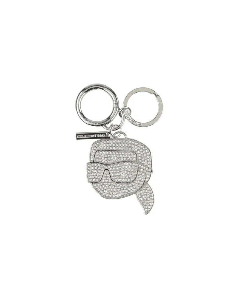 Karl Lagerfeld Kleinlederwaren - Schlüsselanhängerauf YOOX.COM Silber